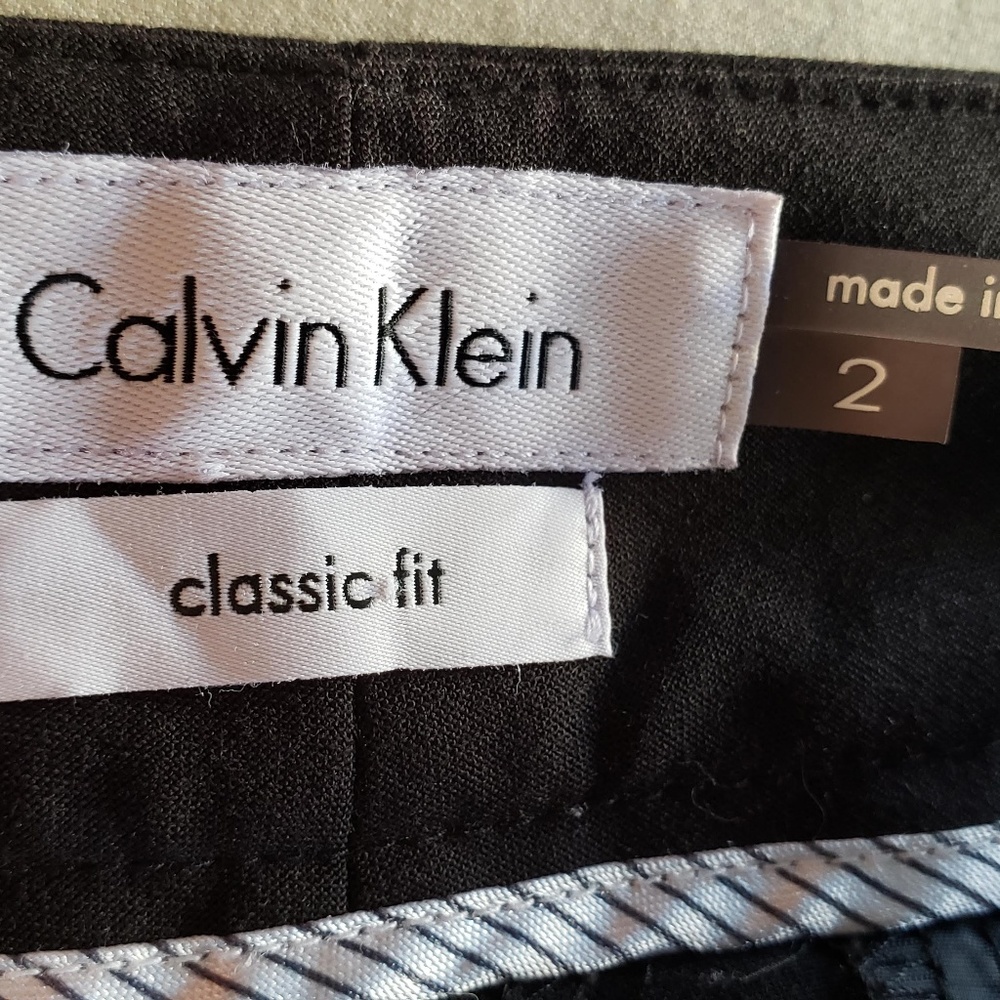 Black Classic Fit Slacks Sz 2